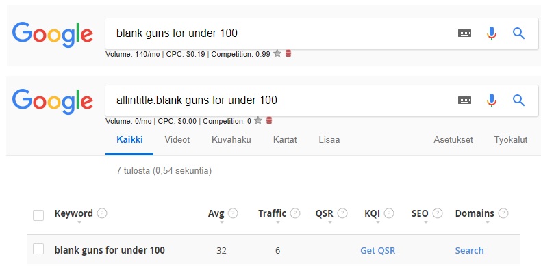 Search results for the term blank guns for under 100