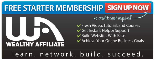 Wealthy Affiliate banner ad